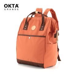 Рюкзак Okta Grande 1086 Yuuko 14" Orange/Brown, оранжевый с коричневым