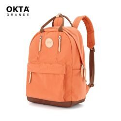 Рюкзак Okta Grande Asami 1087 14" Orange/Brown, оранжевый с коричневым