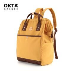 Рюкзак Okta Grande 1086 Yuuko 14" Yellow/Brown, желтый с коричневым