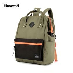 Рюкзак Himawari 9003 14" Army Green/Black, оливковый с черным