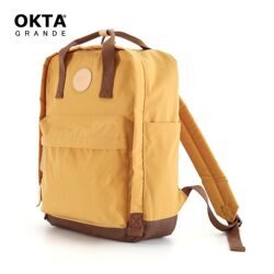 Рюкзак Okta Grande 1084M 14" Yellow/Brown, желтый с коричневым