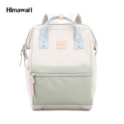 Рюкзак женский Himawari Sorrel 13" Beige & Green, бежевый - светло-зеленый